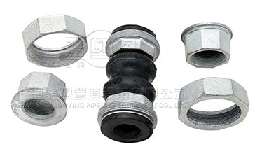 浙江省湖州市<a href=http://www.shluoying.com.cn target=_blank class=infotextkey>絲扣橡膠接頭</a>分解圖